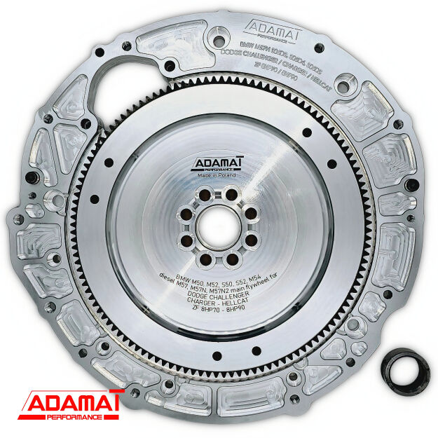 swap adapter plate flywheel flexplate BMW M57N2 306D3 306D4 306D5 8HP tranmission DODGE CHALLENGER CHARGER HELLCAT ZF 8HP70 / 8HP90