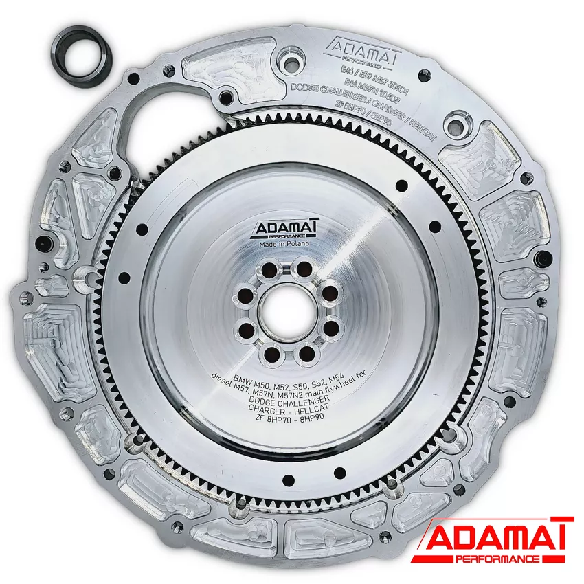 swap adapter plate flywheel flexplate BMW M57 M57N 306D1 306D2 E46 E39 skrzynia DODGE CHALLENGER CHARGER HELLCAT ZF 8HP70 / 8HP90