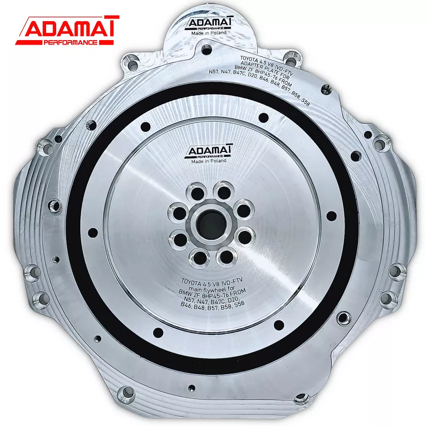 1VD-FTV Toyota Land Cruiser VDJ78L8HP70 8HP75 N57 N57N 8HP50 B58 8HP75 B57 8HP51 B48 B46 8HP45 8HP76 S58 adapter koło zamachowe zestaw swap Adamat
