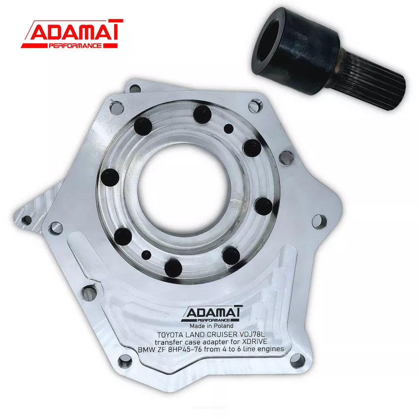 transfer case adapter 4x4 AWD 8HP BMW XDRIVE autimatic tranmission with 1VD-FTV Toyota Land Cruiser VDJ78L RJMRYV