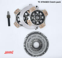 Twin clutch kit for 1JZ / 2JZ / GE / GTE / FSE engines with BMW GS6-53DZ JGG / JGL / HB7 transmission. Basic STAGE1 1056Nm - 16