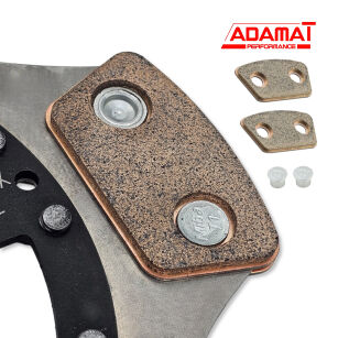 MIBA GB30 sintered ceramic pad, available thickenes 3.2 / 3.6 / 3.8 GB107 BHK140