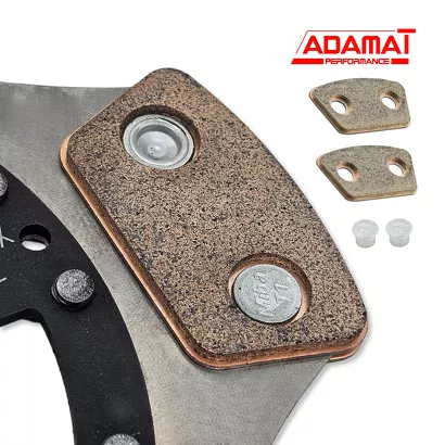 MIBA GB30 sintered ceramic pad, available thickenes 3.2 / 3.6 / 3.8 GB107 BHK140