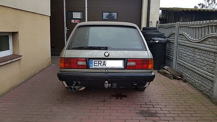 E30 swap v8 M60, M62, S62, N62 tłumik, exhaust muffler