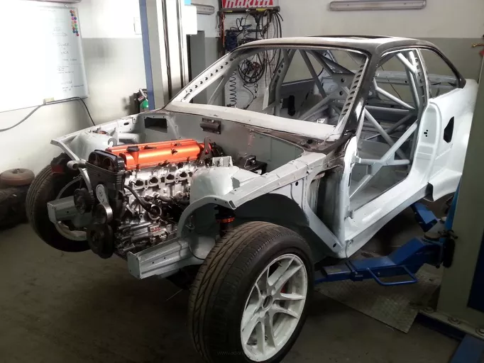 BMW E36 GTR Hurricane - przygotowanie silnika 2JZ GTE 