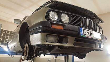 BMW E30 Touring M40 swap na M62B44 - przygotowania